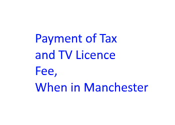 Payment tax and tv 20 fonts